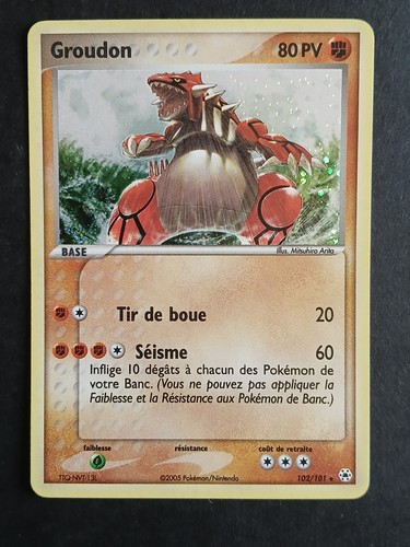 Carte pokémon groudon - carte,