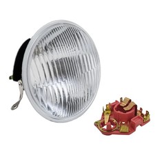 FARO ANTERIORE IN VETRO PER PIAGGIO VESPA PX E PXE ARCOBALENO 125 150 200