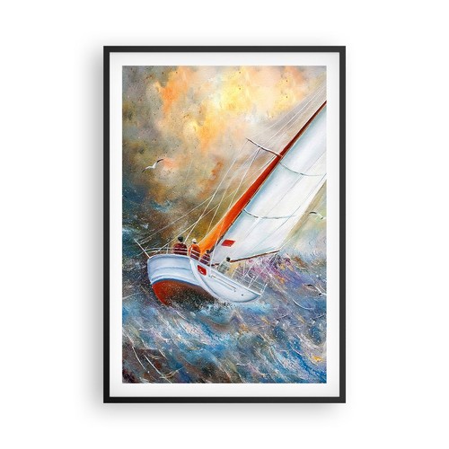 Poster 61x91cm barca vela - 61x91cm, a