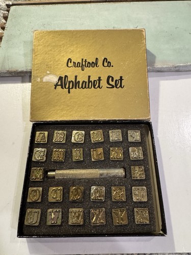 Set timbri vintage craftool - timbri, co