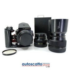 Zenza Bronica ETRs + 75 + 50 + 150 + impugnatura + pentaprisma + Omaggi