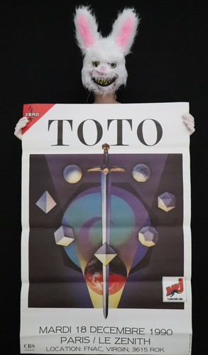 Toto rare affiche - affiche, originale