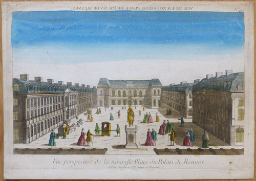 Vue optique gravure - vue,