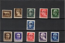 R.S.I.-SERIE IMPERIALE G.N.R.-PRIMI 11 VALORI COL RARO 35C.-MNH**-SPED. GRATUITA