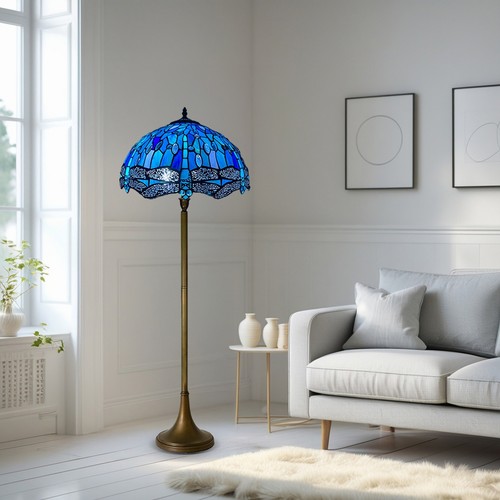 Lampada terra tiffany - lampada, da