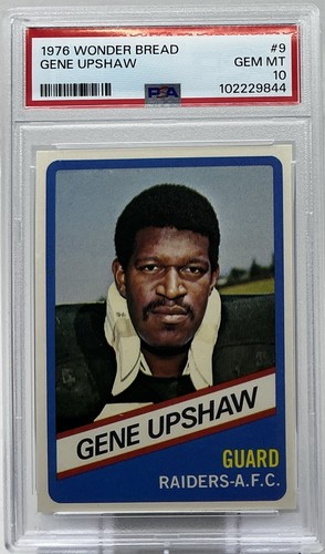 Gene upshaw psa 1976 topps - psa,