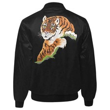 Giacca Bomber Tigre Nera Fatta