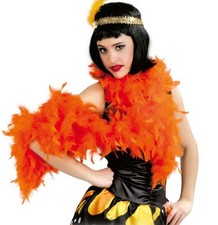 BOA PIUME ARANCIONE GR 40 CM