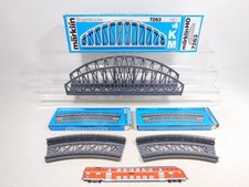 3X Märklin H0 Pezzo Di Rampa