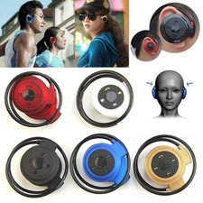 Nuove cuffie Bluetooth over-ear collare auricolare stereo radio FM lettore MP3