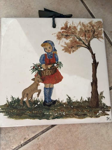 Coppia piastrelle vintage - coppia, di
