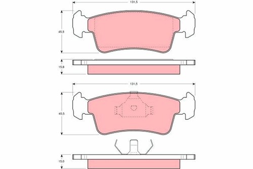 Kit pastiglie freno - , a
