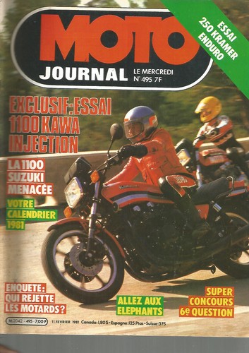 Moto journal 495 - moto, n°495