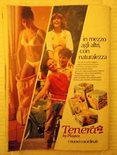 PUBBLICITA' ADVERTISING WERBUNG 1981 INTIMO DONNA FEMMINILE TENERA PLAYTEX (M29)