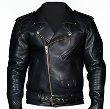 Giacca Moto Bikers Uomo Vera