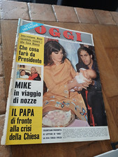 OGGI n 43 1968=ADRIANO CELENTANO=LINO TOFFOLO=MIKE BONGIORNO=CATHERINE DENEUVE