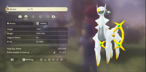 Pokemon leggende arceus - arceus, iv