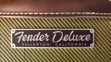 NAMEPLATE REMAKE FENDER Tweed