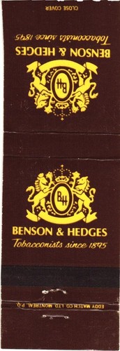 Benson hedges tabaccherie - benson,