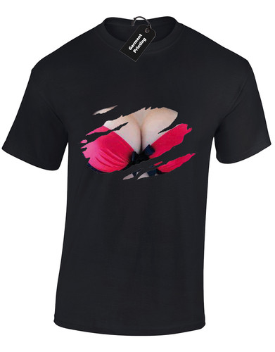 Boobs slashed shirt uomo - boobs,