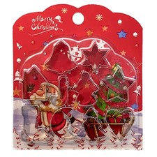 10 Formine Natalizie in Acciaio per Cookie Natalizi - Stampi Dolci di Natale