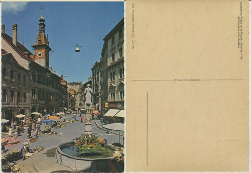 Svizzera lausanne place de - -lausanne, -place