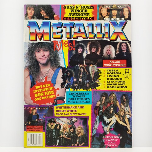 Metallix magazine 1989 - metallix, metal