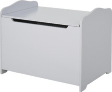 DecHome Cassapanca contenitore Portagiochi in Legno Grigio 013GY311