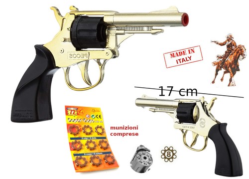 Pistola metallo con - pistola, in