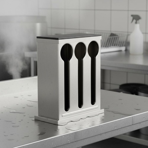 Portacucchiai acciaio inox - acciaio,