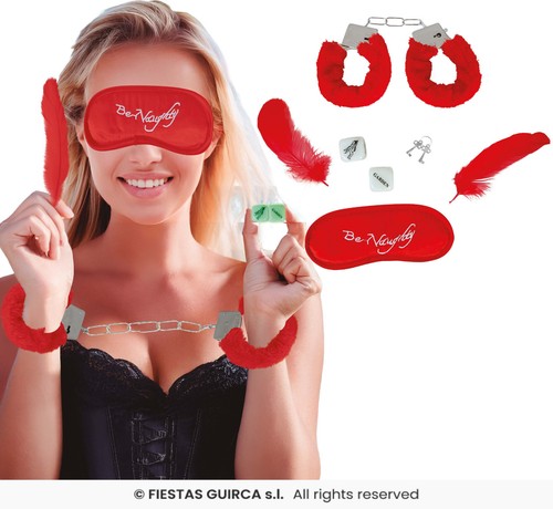 Set giochi sexy rosso - set,