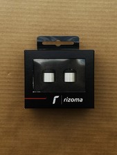 Coppia Terminali Manubrio Universali RIZOMA MA502A Argento per Manubrio da 22mm