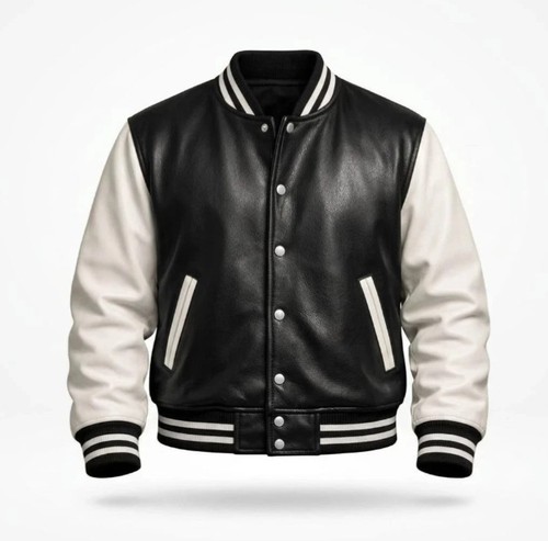 Giacca varsity pelle da - in,