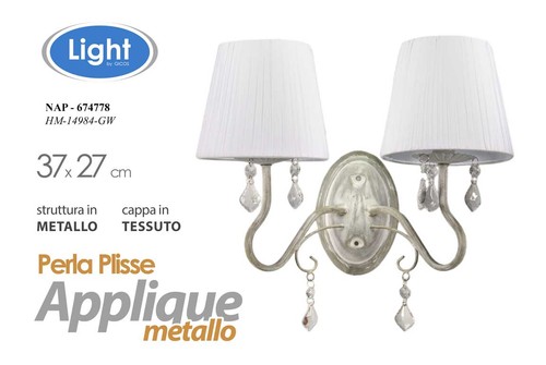 Applique metalllo luci - 2,
