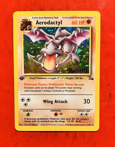 Lotto carte pokemon aerodactyl - pokemon,