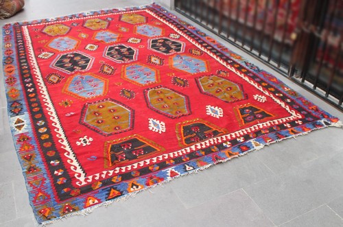 Tappeto kilim turco - tappeto, 89''x140"
