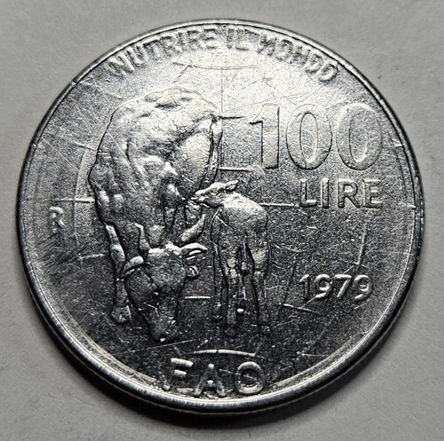 1979 italy 100 lire - 100,