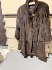 Cappotto swing visone tosato