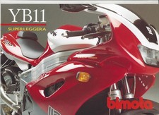 Bimota YB11 superleggera 1996 / 1997 Prospekt brochure depliant