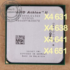 AMD Athlon II X4 651 X4 641 X4