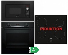 Bosch Set Risparmio Incasso -Forno Telescopico + Microonde Incasso + Piano Cottura Induzione