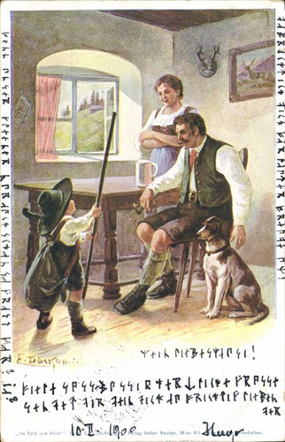 Famille bavaroise dans - , un
