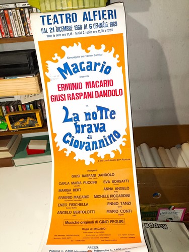 Locandina macario notte - locandina, la