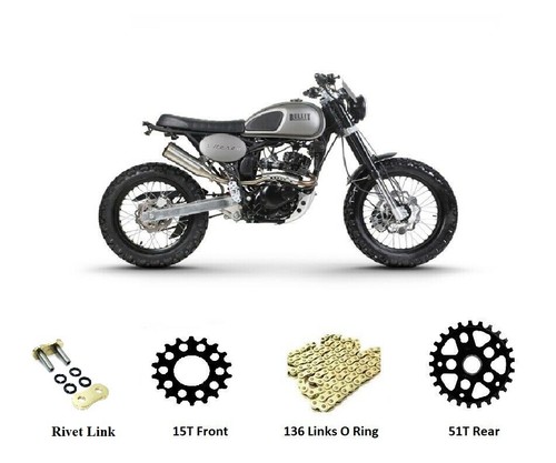 Kit catena pignone ring - catena, o
