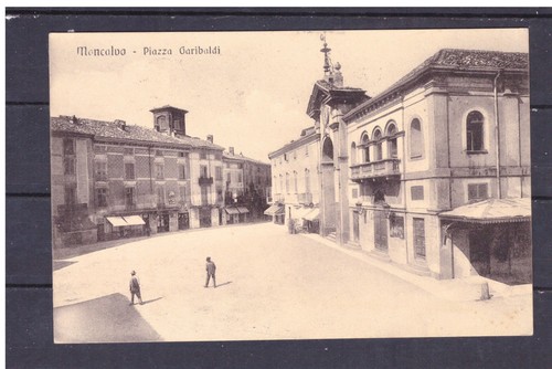 Cartolina moncalvo piazza - cartolina,