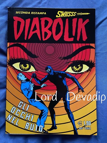 Diabolik seconda ristampa - ristampa,