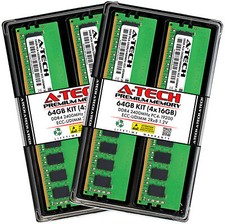 64 GB 4x 16 GB PC4-2400 ECC