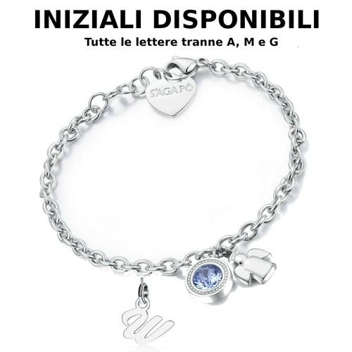 Sagapo bracciale donna acciaio - bracciale,