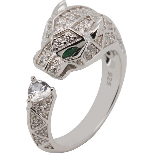 Anello pantera cubic - anello,