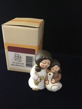 Bimbi con oca del presepe Thun